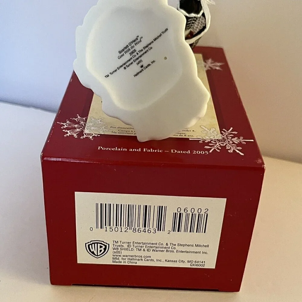 Hallmark Keepsake Ornament Scarlett O'Hara Gone With The Wind Set of 4 in Box